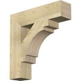 thumbnail image 1 of Ekena Millwork 6"W x 26"D x 26"H Merced Block Rough Sawn Bracket, Douglas Fir, 1 of 25