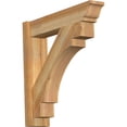 thumbnail image 1 of Ekena Millwork 6"W x 26"D x 26"H Merced Rough Sawn Traditional Outlooker, Western Red Cedar, 1 of 4