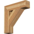 thumbnail image 1 of Ekena Millwork 6"W x 26"D x 26"H Traditional Block Rough Sawn Bracket, Western Red Cedar, 1 of 25
