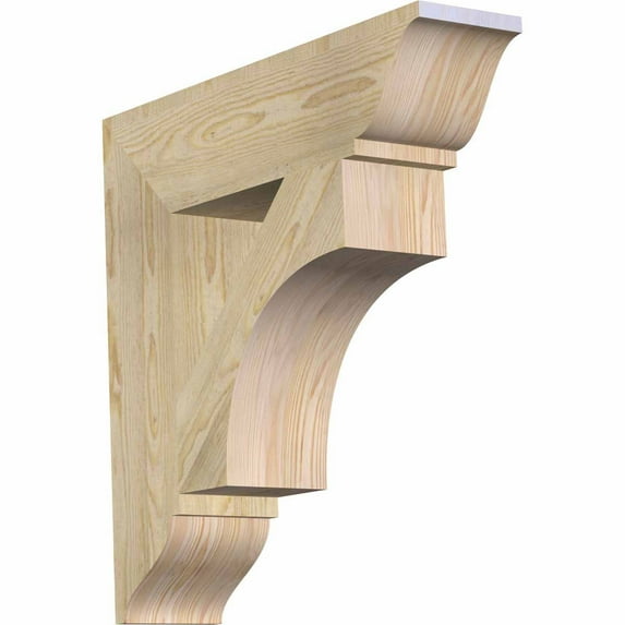 Ekena Millwork 6"W x 26"D x 26"H Westlake Traditional Rough Sawn Bracket, Douglas Fir