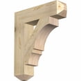 thumbnail image 1 of Ekena Millwork 6"W x 26"D x 30"H Balboa Craftsman Rough Sawn Bracket, Douglas Fir, 1 of 13