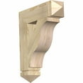 thumbnail image 1 of Ekena Millwork 6"W x 26"D x 30"H Funston Arts & Crafts Rough Sawn Bracket, Douglas Fir, 1 of 13