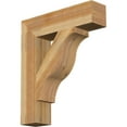 thumbnail image 1 of Ekena Millwork 6"W x 26"D x 30"H Funston Block Rough Sawn Bracket, Western Red Cedar, 1 of 25