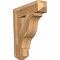 thumbnail image 1 of Ekena Millwork 6"W x 26"D x 30"H Funston Craftsman Rough Sawn Bracket, Western Red Cedar, 1 of 13