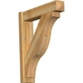 thumbnail image 1 of Ekena Millwork 6"W x 26"D x 30"H Funston Rough Sawn Craftsman Outlooker, Western Red Cedar, 1 of 4