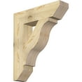 thumbnail image 1 of Ekena Millwork 6"W x 26"D x 30"H Funston Slat Rough Sawn Bracket, Douglas Fir, 1 of 4