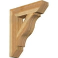 thumbnail image 1 of Ekena Millwork 6"W x 26"D x 30"H Funston Slat Rough Sawn Bracket, Western Red Cedar, 1 of 4