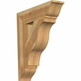 thumbnail image 1 of Ekena Millwork 6"W x 26"D x 30"H Funston Traditional Rough Sawn Bracket, Western Red Cedar, 1 of 13