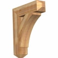 thumbnail image 1 of Ekena Millwork 6"W x 26"D x 30"H Thorton Craftsman Rough Sawn Bracket, Western Red Cedar, 1 of 13