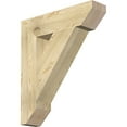 thumbnail image 1 of Ekena Millwork 6"W x 26"D x 30"H Traditional Slat Rough Sawn Bracket, Douglas Fir, 1 of 4