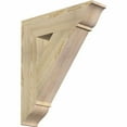 thumbnail image 1 of Ekena Millwork 6"W x 26"D x 30"H Traditional Traditional Rough Sawn Bracket, Douglas Fir, 1 of 13