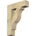 thumbnail image 1 of Ekena Millwork 6"W x 26"D x 34"H Funston Block Rough Sawn Bracket, Douglas Fir, 1 of 25