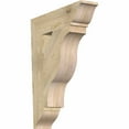 thumbnail image 1 of Ekena Millwork 6"W x 26"D x 34"H Funston Traditional Rough Sawn Bracket, Douglas Fir, 1 of 13