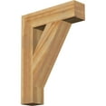 thumbnail image 1 of Ekena Millwork 6"W x 26"D x 34"H Traditional Block Rough Sawn Bracket, Western Red Cedar, 1 of 25