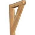 thumbnail image 1 of Ekena Millwork 6"W x 26"D x 34"H Traditional Rough Sawn Arts and Crafts Outlooker, Western Red Cedar, 1 of 4