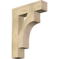 thumbnail image 1 of Ekena Millwork 6"W x 26"D x 34"H Westlake Block Rough Sawn Bracket, Douglas Fir, 1 of 25