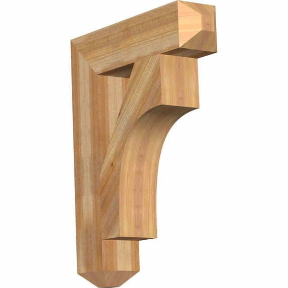 Ekena Millwork 6"W x 26"D x 34"H Westlake Craftsman Rough Sawn Bracket, Western Red Cedar