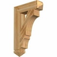 thumbnail image 1 of Ekena Millwork 6"W x 26"D x 38"H Balboa Arts & Crafts Rough Sawn Bracket, Western Red Cedar, 1 of 13