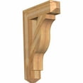 thumbnail image 1 of Ekena Millwork 6"W x 26"D x 38"H Funston Craftsman Rough Sawn Bracket, Western Red Cedar, 1 of 13