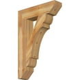 thumbnail image 1 of Ekena Millwork 6"W x 26"D x 38"H Olympic Slat Rough Sawn Bracket, Western Red Cedar, 1 of 4
