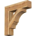 thumbnail image 1 of Ekena Millwork 6"W x 28"D x 28"H Balboa Block Rough Sawn Bracket, Western Red Cedar, 1 of 25