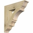 thumbnail image 1 of Ekena Millwork 6"W x 28"D x 28"H Balboa Traditional Rough Sawn Bracket, Douglas Fir, 1 of 13