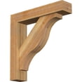 thumbnail image 1 of Ekena Millwork 6"W x 28"D x 28"H Funston Block Rough Sawn Bracket w/ Offset Brace, Western Red Cedar, 1 of 25