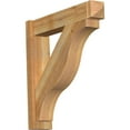 thumbnail image 1 of Ekena Millwork 6"W x 28"D x 28"H Funston Rough Sawn Arts and Crafts Outlooker, Western Red Cedar, 1 of 4