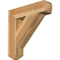 thumbnail image 1 of Ekena Millwork 6"W x 28"D x 28"H Traditional Craftsman Rough Sawn Bracket, Western Red Cedar, 1 of 13
