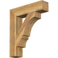 thumbnail image 1 of Ekena Millwork 6"W x 28"D x 32"H Balboa Block Rough Sawn Bracket, Western Red Cedar, 1 of 25