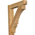 thumbnail image 1 of Ekena Millwork 6"W x 28"D x 32"H Balboa Rough Sawn Craftsman Outlooker, Western Red Cedar, 1 of 4