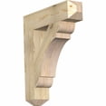 thumbnail image 1 of Ekena Millwork 6"W x 28"D x 32"H Olympic Craftsman Rough Sawn Bracket, Douglas Fir, 1 of 13