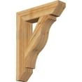thumbnail image 1 of Ekena Millwork 6"W x 28"D x 36"H Funston Slat Rough Sawn Bracket, Western Red Cedar, 1 of 4