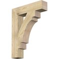 thumbnail image 1 of Ekena Millwork 6"W x 28"D x 36"H Merced Block Rough Sawn Bracket, Douglas Fir, 1 of 25