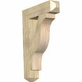 thumbnail image 1 of Ekena Millwork 6"W x 28"D x 40"H Funston Craftsman Rough Sawn Bracket, Douglas Fir, 1 of 13