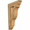 thumbnail image 1 of Ekena Millwork 6"W x 28"D x 40"H Funston Traditional Rough Sawn Bracket, Western Red Cedar, 1 of 13