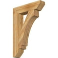 thumbnail image 1 of Ekena Millwork 6"W x 28"D x 40"H Imperial Slat Rough Sawn Bracket, Western Red Cedar, 1 of 4