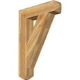 thumbnail image 1 of Ekena Millwork 6"W x 28"D x 40"H Traditional Craftsman Rough Sawn Bracket, Western Red Cedar, 1 of 13