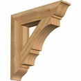thumbnail image 1 of Ekena Millwork 6"W x 30"D x 30"H Balboa Traditional Rough Sawn Bracket, Western Red Cedar, 1 of 13