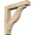 thumbnail image 1 of Ekena Millwork 6"W x 30"D x 30"H Funston Block Rough Sawn Bracket w/ Offset Brace, Douglas Fir, 1 of 25