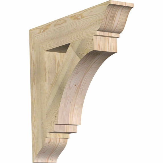 Ekena Millwork 6"W x 30"D x 30"H Imperial Traditional Rough Sawn Bracket, Douglas Fir