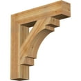 thumbnail image 1 of Ekena Millwork 6"W x 30"D x 30"H Merced Block Rough Sawn Bracket, Western Red Cedar, 1 of 25