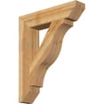 thumbnail image 1 of Ekena Millwork 6"W x 30"D x 36"H Funston Slat Rough Sawn Bracket, Western Red Cedar, 1 of 4