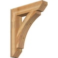 thumbnail image 1 of Ekena Millwork 6"W x 30"D x 36"H Thorton Slat Rough Sawn Bracket, Western Red Cedar, 1 of 4