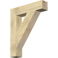 thumbnail image 1 of Ekena Millwork 6"W x 30"D x 36"H Traditional Block Rough Sawn Bracket, Douglas Fir, 1 of 4
