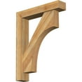 thumbnail image 1 of Ekena Millwork 6"W x 30"D x 38"H Westlake Block Rough Sawn Bracket w/ Offset Brace, Western Red Cedar, 1 of 25