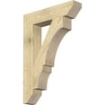 thumbnail image 1 of Ekena Millwork 6"W x 30"D x 42"H Balboa Slat Rough Sawn Bracket, Douglas Fir, 1 of 4