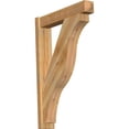 thumbnail image 1 of Ekena Millwork 6"W x 30"D x 42"H Funston Rough Sawn Craftsman Outlooker, Western Red Cedar, 1 of 4