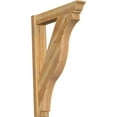 thumbnail image 1 of Ekena Millwork 6"W x 30"D x 42"H Funston Rough Sawn Traditional Outlooker, Western Red Cedar, 1 of 4