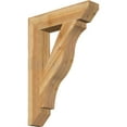 thumbnail image 1 of Ekena Millwork 6"W x 30"D x 42"H Funston Slat Rough Sawn Bracket, Western Red Cedar, 1 of 4